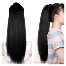 22 Inches Synthetic Kinky Straight Wrap Around Ponytail